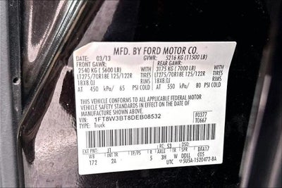 2013 Ford Super Duty F-350 SRW Platinum
