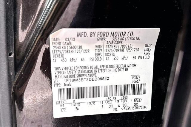 2013 Ford Super Duty F-350 SRW Platinum