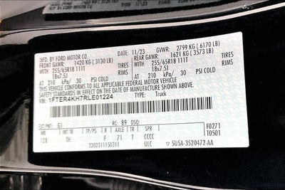 2024 Ford Ranger LARIAT