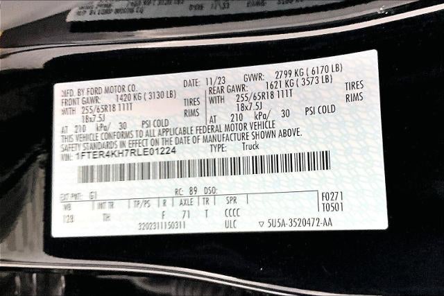 2024 Ford Ranger LARIAT