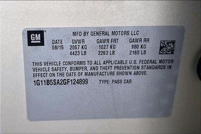 2016 Chevrolet Malibu Limited LS