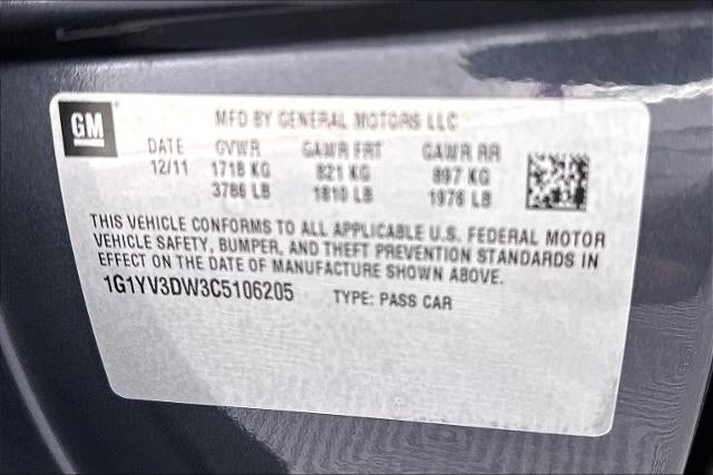 2012 Chevrolet Corvette Grand Sport Z16 Grand Sport w/2LT