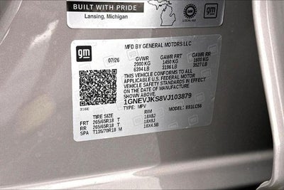2027 Chevrolet Traverse Z71