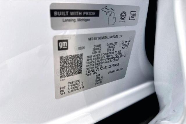 2026 Chevrolet Traverse RS