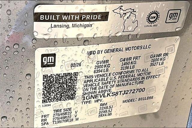 2026 Chevrolet Traverse RS