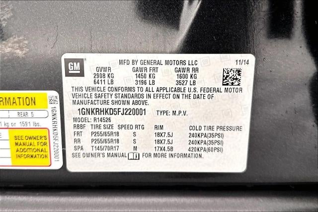 2015 Chevrolet Traverse LT