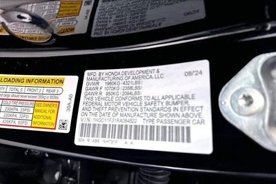 2024 Honda Accord Sedan EX