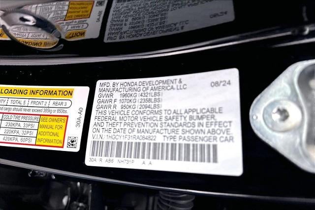 2024 Honda Accord Sedan EX