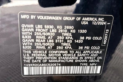 2025 Volkswagen Atlas 2.0T SE w/Technology