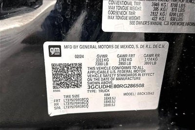 2024 Chevrolet Silverado 1500 ZR2