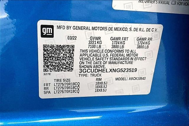 2022 Chevrolet Silverado 1500 ZR2