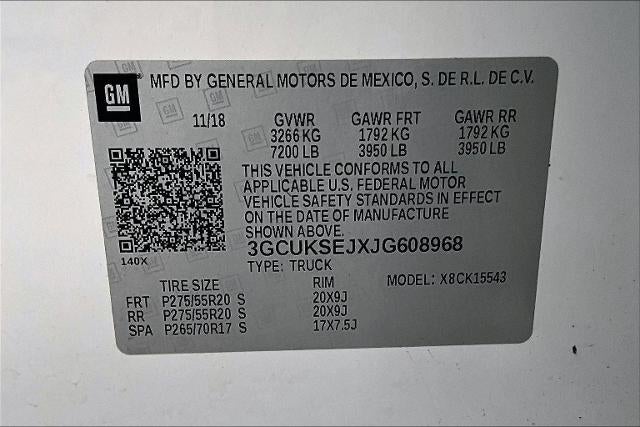 2018 Chevrolet Silverado 1500 LTZ