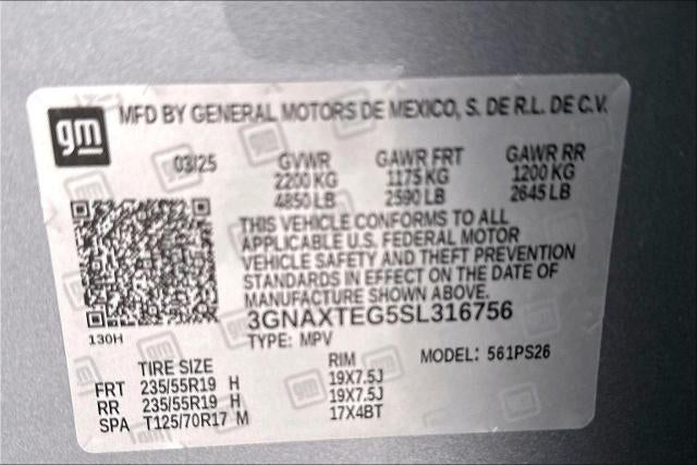 2025 Chevrolet Equinox RS