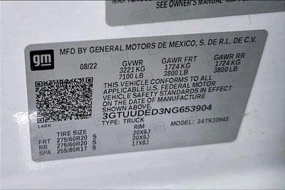 2022 GMC Sierra 1500 SLT