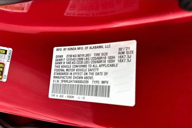 2022 Honda Odyssey EX-L