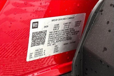 2026 Chevrolet Trax 2RS