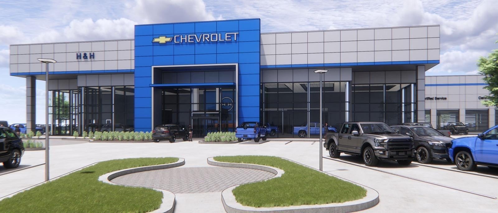 Drawing of new HandH dealership