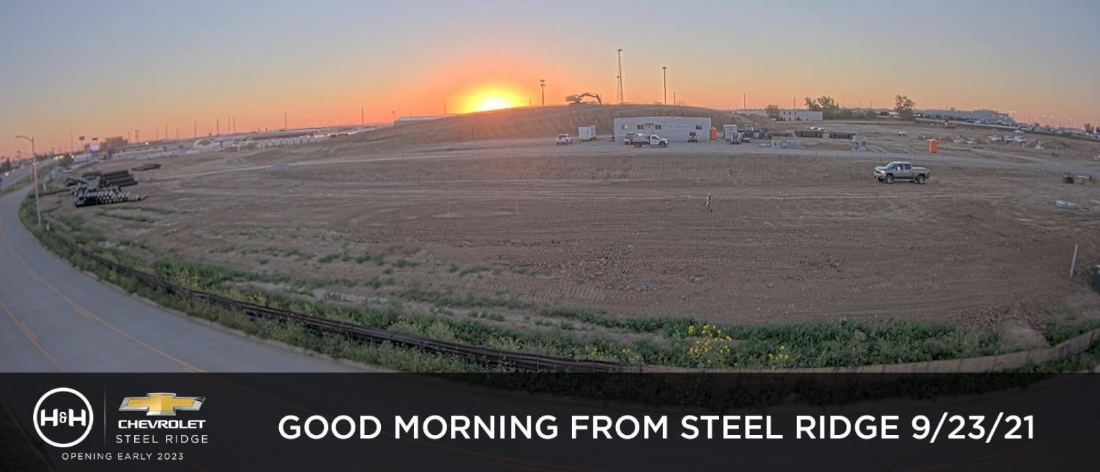 Construction site for new building